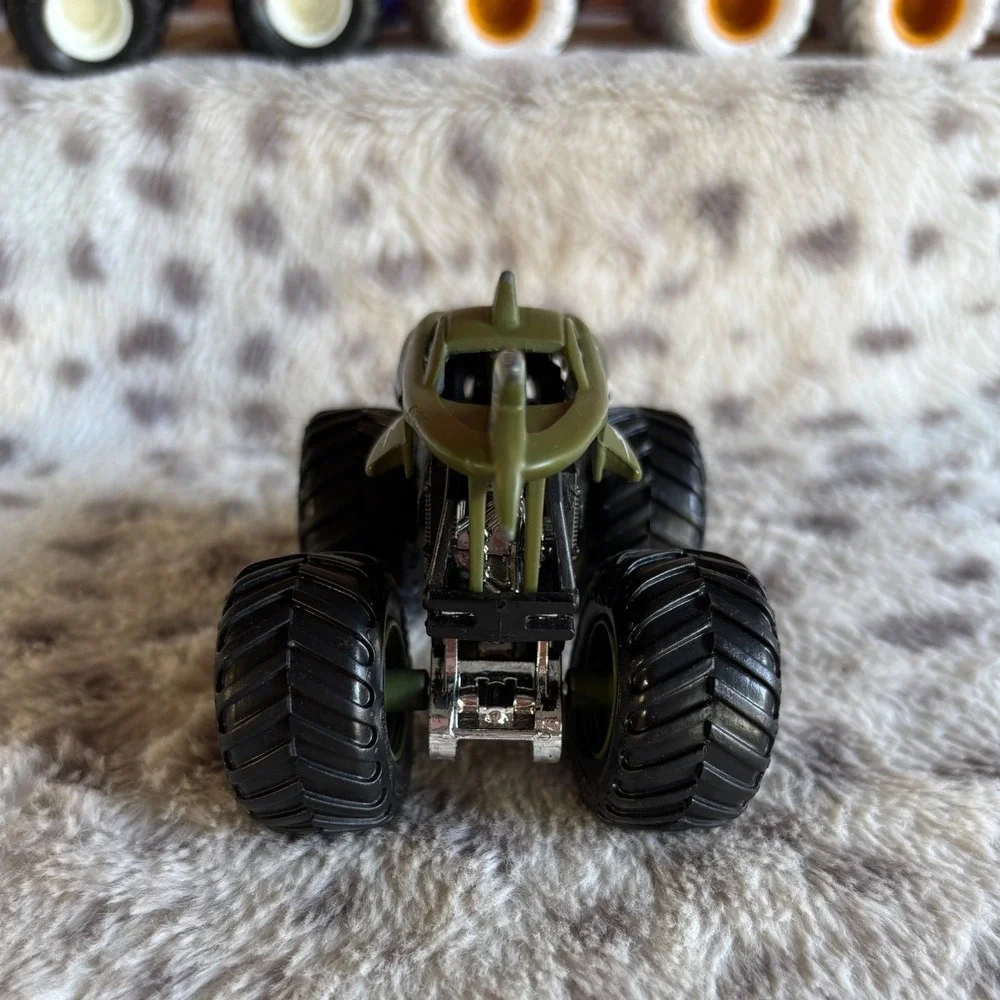 Hot Wheels Monster Jam Military Green Shark Monster Truck 68 Diecast